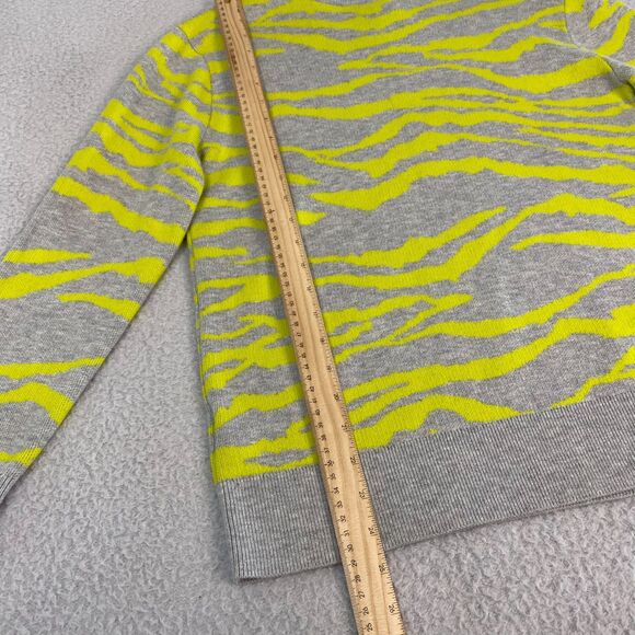 Daily Ritual Womens Zebra Striped Sweater Size M Crew Neck Long Sleeve - Picture 8 of 11